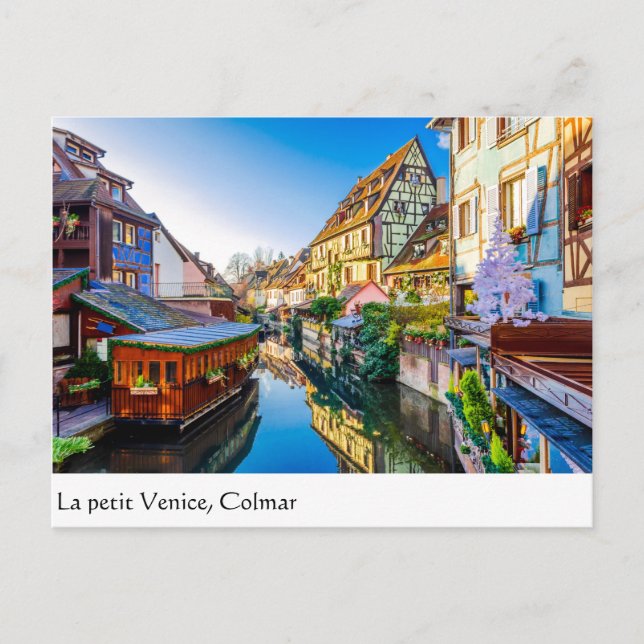 Carte postale Petit Venice, Colmar France (Devant)