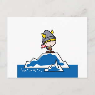 Carte Postale Petit Viking Boy