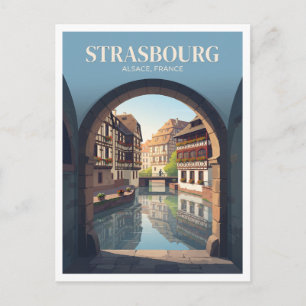 Carte Postale Petite France, Strasbourg Souvenir