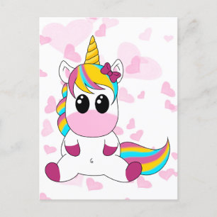 Carte Postale Petite licorne