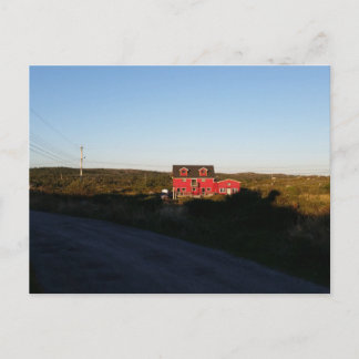 Carte Postale Petite maison rouge