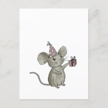 carte postale petite souris