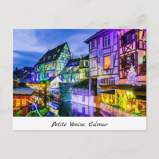 Carte postale, Petite Venise à Colmar (Devant)