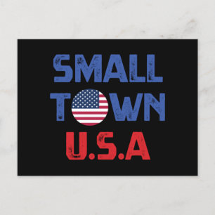Carte Postale Petite ville USA Americana