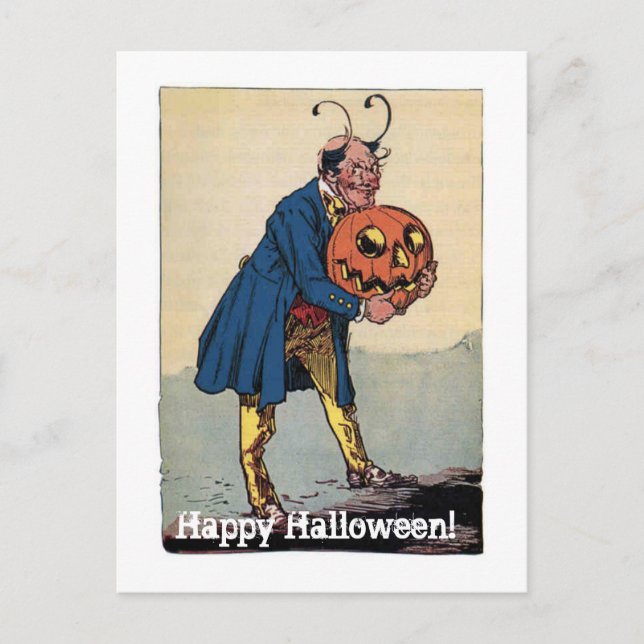 Carte Postale Petites histoires de magicien d'Oz Halloween (Devant)