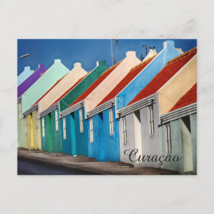 Carte Postale Petites maisons colorées Curaçao