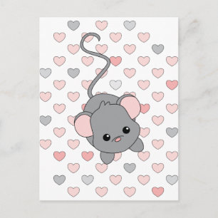 Carte Postale Petites oreilles roses