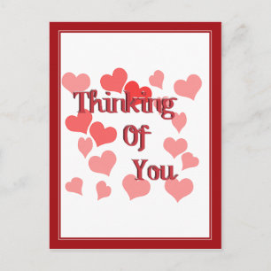 Carte Postale Petits coeurs pensent à vous