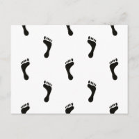 Petits Pieds nus en noir et blanc