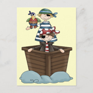 Carte Postale Petits pirates