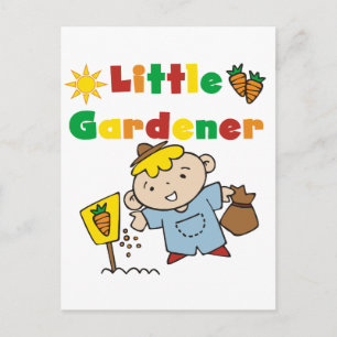 Carte Postale Petits T-shirts et cadeaux de jardinier de garçon