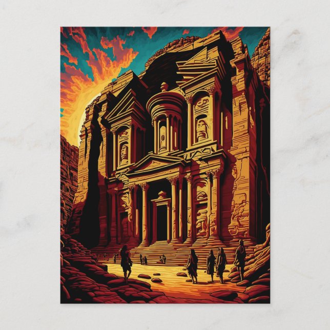 Carte Postale Petra Jordan s'interroge sur l'art pop du monde (Devant)