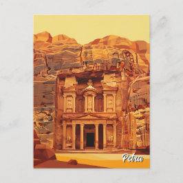 Carte Postale Petra Jordan Travel