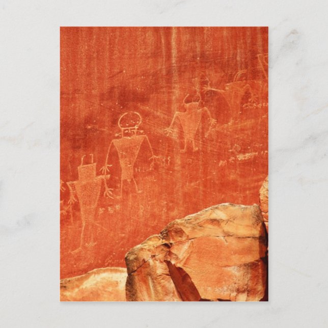 Carte Postale Petroglyphes de Capitol Reef (Devant)