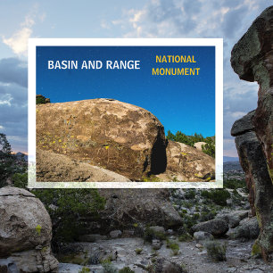 Carte Postale Petroglyphes, Monument national du bassin et de la