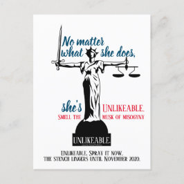 Carte Postale Peu importe ce qu'elle fait elle est improbable po