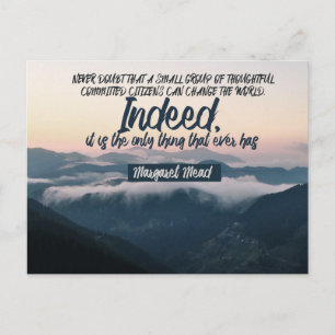 Carte Postale Peut changer le monde