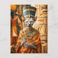 Pharaon sans cheveux avec couronne