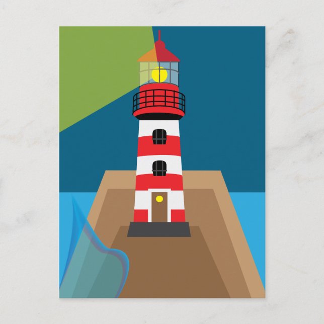 Carte Postale Phare (Devant)