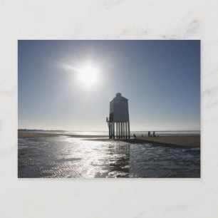 Carte Postale Phare bas, Burnham on Sea, Somerset, Royaume-Uni