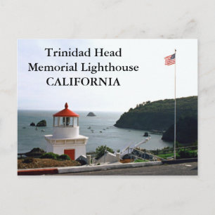 Carte Postale Phare commémoratif de Trinidad Head, California Po