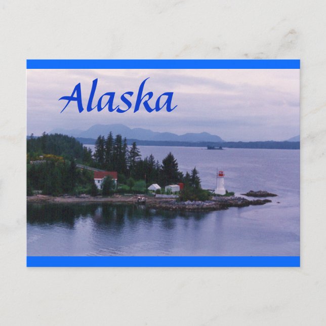 Carte Postale Phare d'Alaska (Devant)