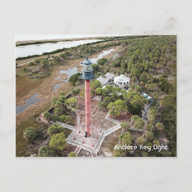 Carte Postale Phare d'Anclote Keys (Devant)