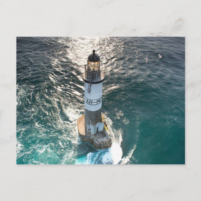Carte Postale Phare d'Ar-Men Finistère France (Devant)