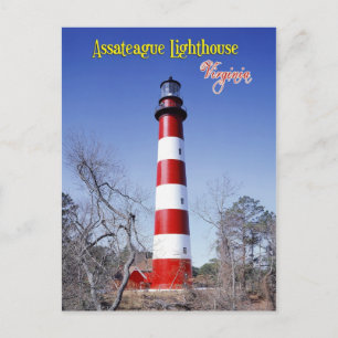 Carte Postale Phare d'Assateague, Virginie