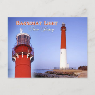 Carte Postale Phare de Barnegat, New Jersey