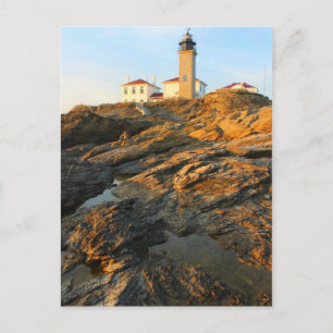 Carte Postale Phare de Beavertail Jamestown Rhode Island