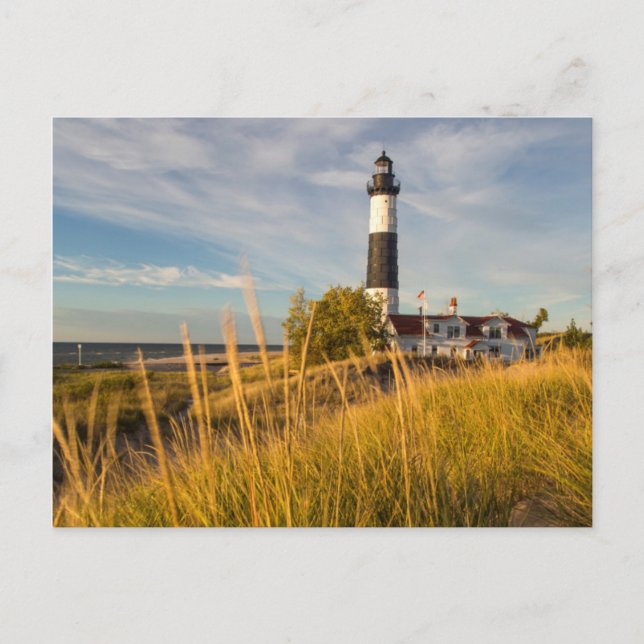 Carte Postale Phare De Big Sable Point Sur Le Lac Michigan (Devant)