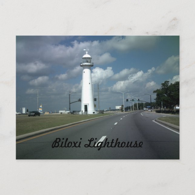 Carte Postale Phare de Biloxi (Devant)