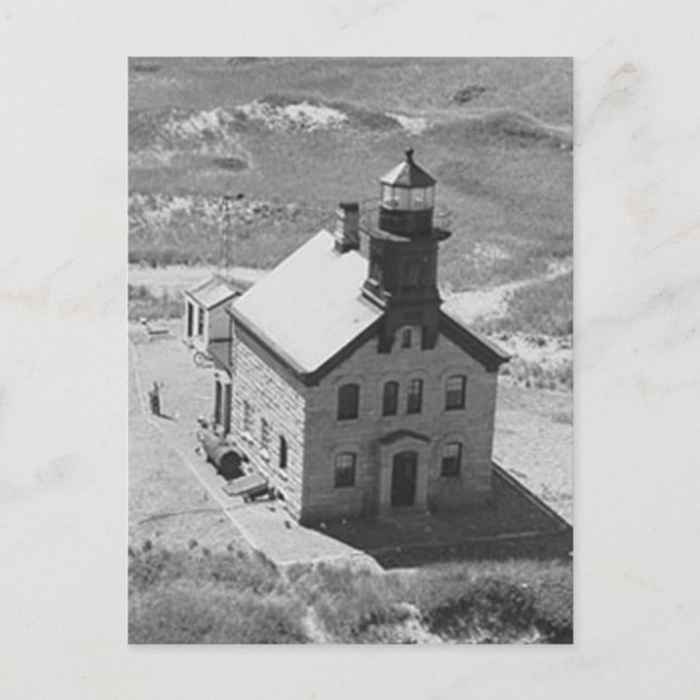 Carte Postale Phare de Block Island North (Devant)