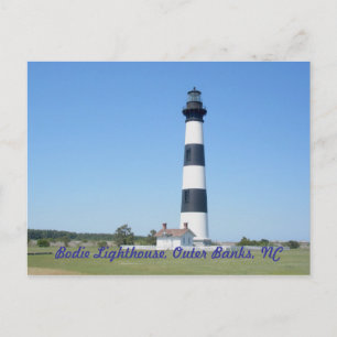 Carte Postale Phare de Bodie Island OBX Caroline du Nord