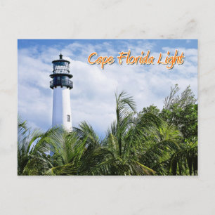 Carte Postale Phare de Cape Florida, Key Biscayne