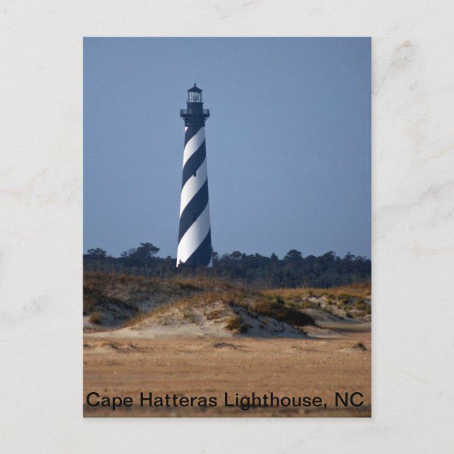 Carte Postale Phare de Cape Hatteras - Gardien de l'Atlantique (Devant)