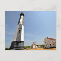 Phare de Cape Henry avec clôture blanche Va. Beach