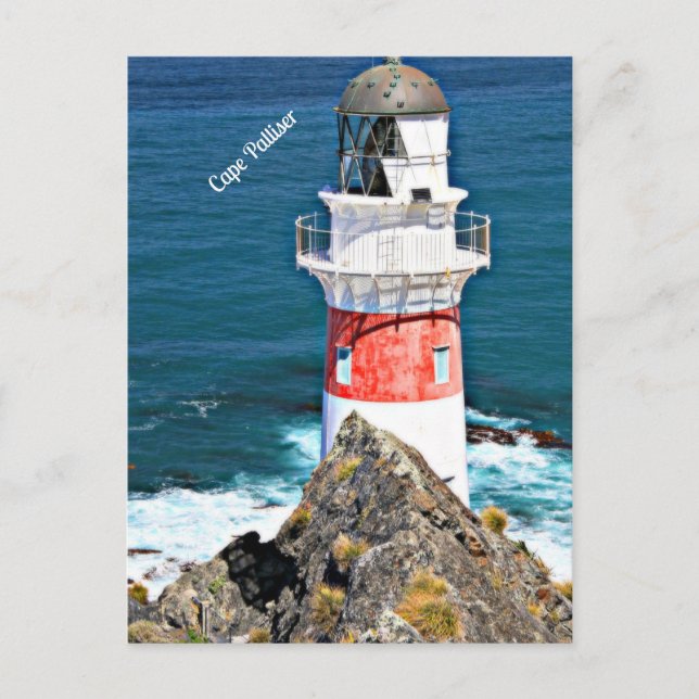 Carte Postale Phare de Cape Palliser, Nouvelle-Zélande (Devant)