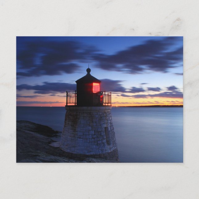 Carte Postale Phare de Castle Hill Newport Rhode Island (Devant)