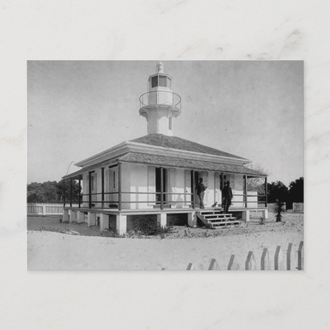 Carte Postale Phare de Cedar Key (Devant)