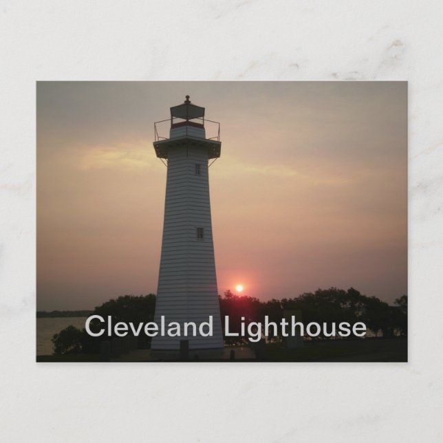 Carte Postale Phare de Cleveland (Devant)