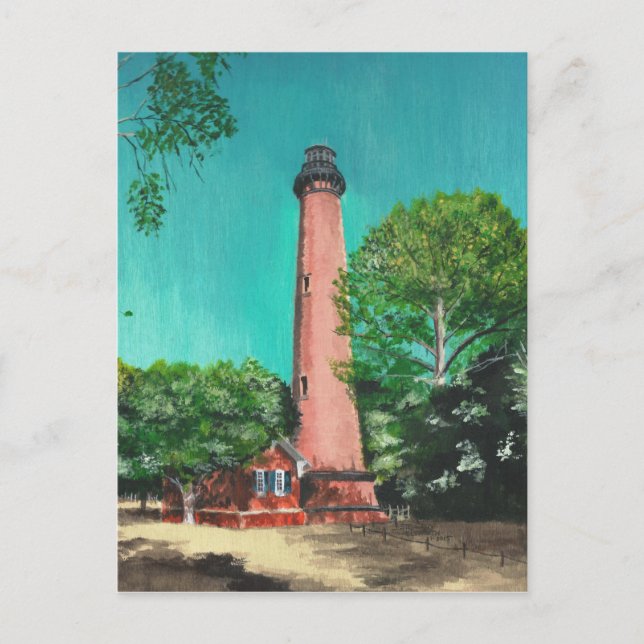 Carte Postale Phare de Currituck Beach (Devant)