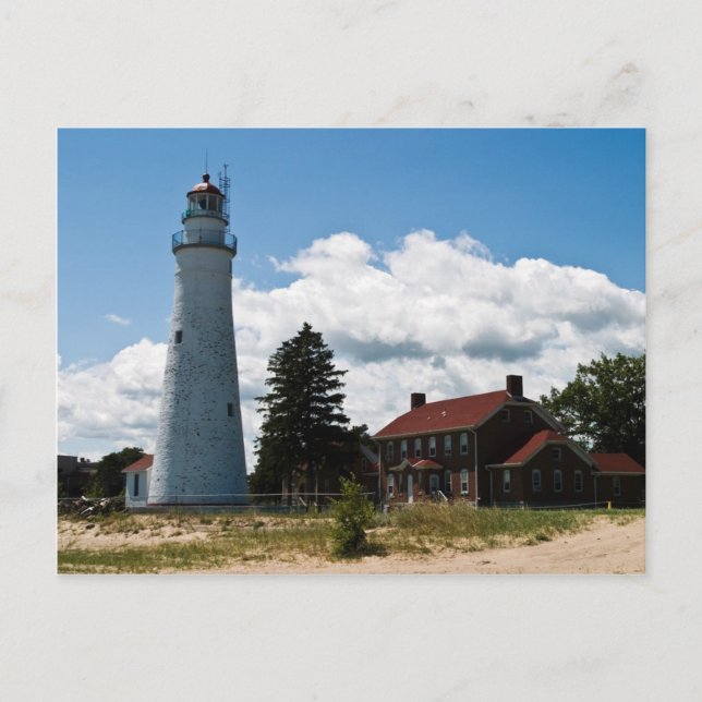 Carte Postale Phare de Fort Gratiot (Devant)