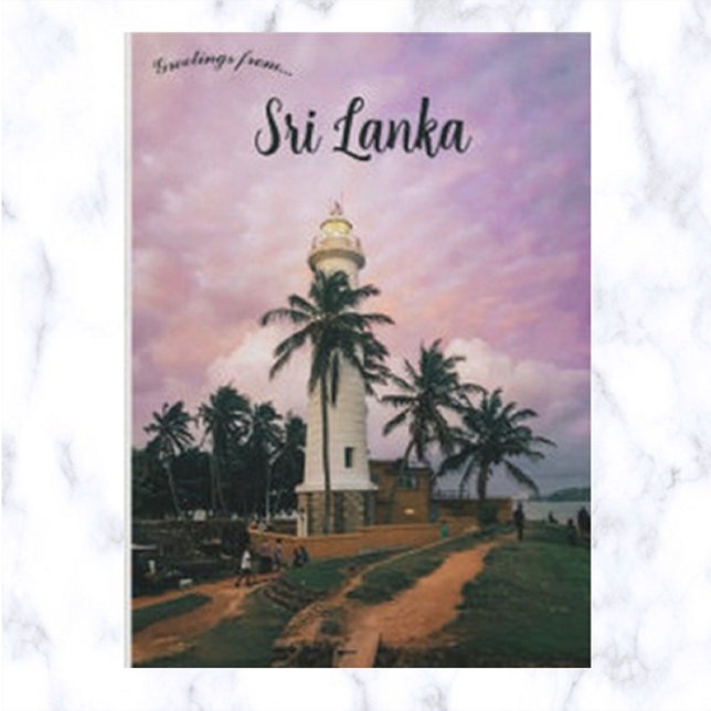Carte Postale Phare de Galle au Sri Lanka (Créateur téléchargé)