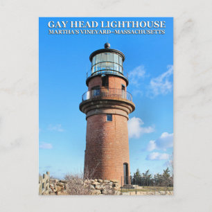 Carte Postale Phare de Gay Head, Martha's Vineyard MA