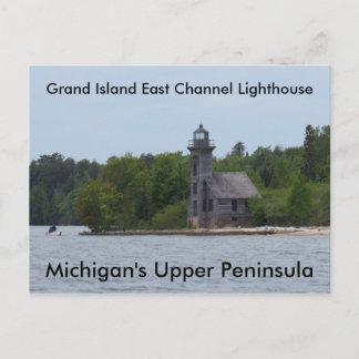 Carte Postale Phare de Grand Island East Channel
