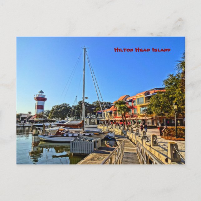 Carte Postale Phare de Harbour Town - Hilton Head Island SC (Devant)