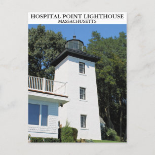 Carte Postale Phare de Hospital Point, Massachusetts