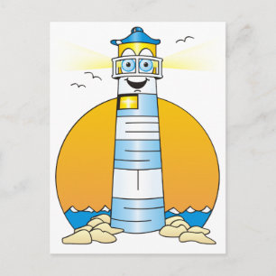 Carte Postale Phare de Jesus Cartoon